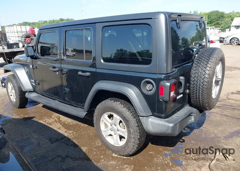 2020 Jeep Wrangler Unlimited Sport S 4X4 from USA, damaged, VIN 1C4HJXDN8LW313264